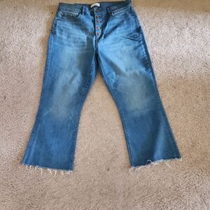 Loft kick crop jeans